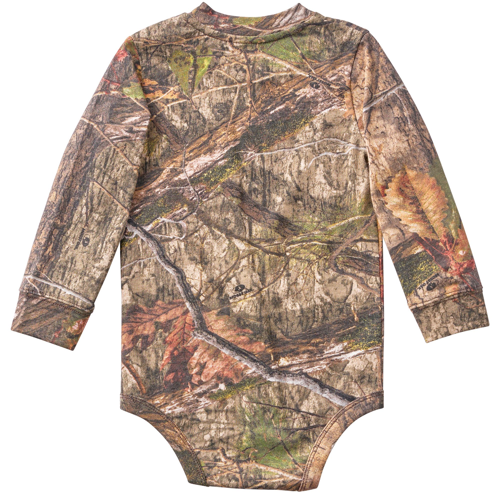 Carhartt Baby Long Sleeve Camo Pocket Bodysuit