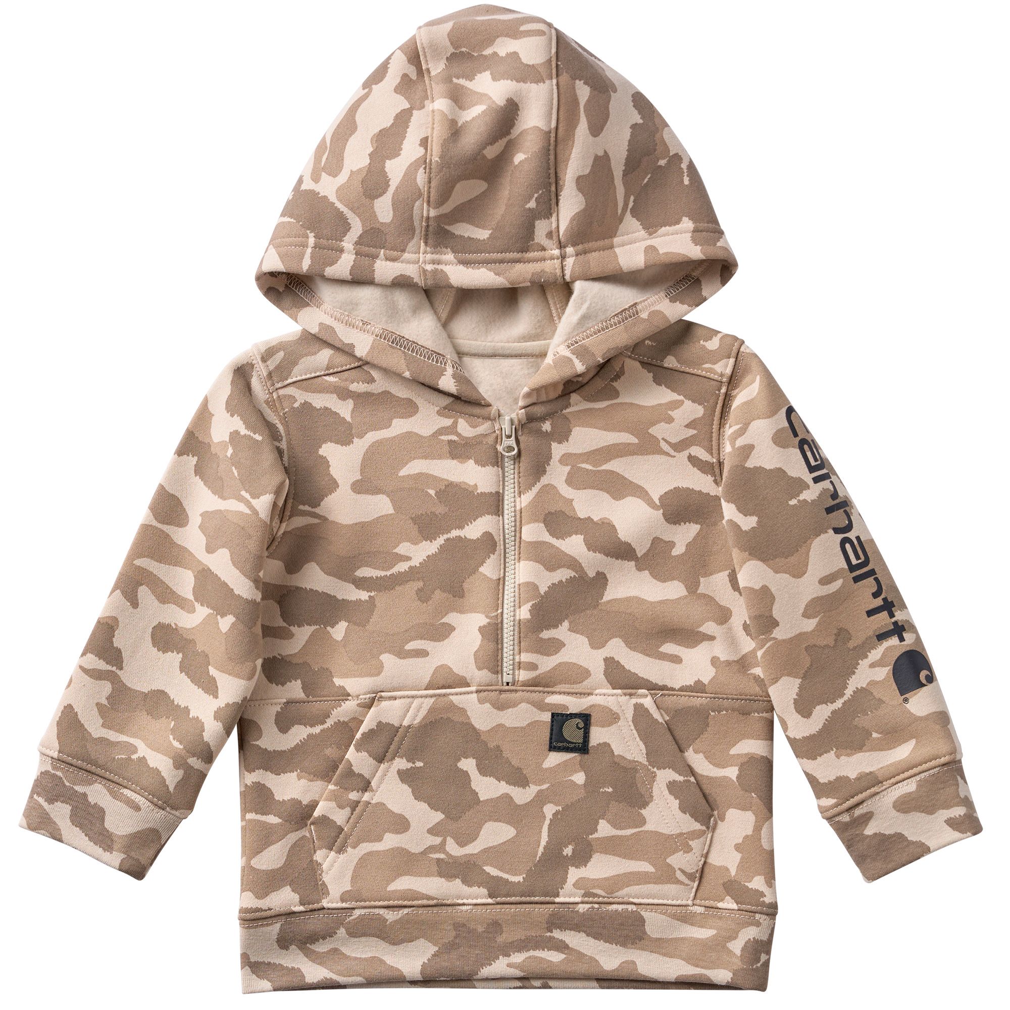 Carhartt Baby Long Sleeve Half-Zip Camo Sweatshirt