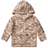 Carhartt Baby Long Sleeve Half-Zip Camo Sweatshirt