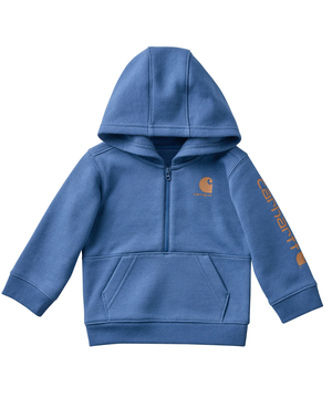 Chandail en molleton à manches longues avec demi-glissière pour bébés, Carhartt