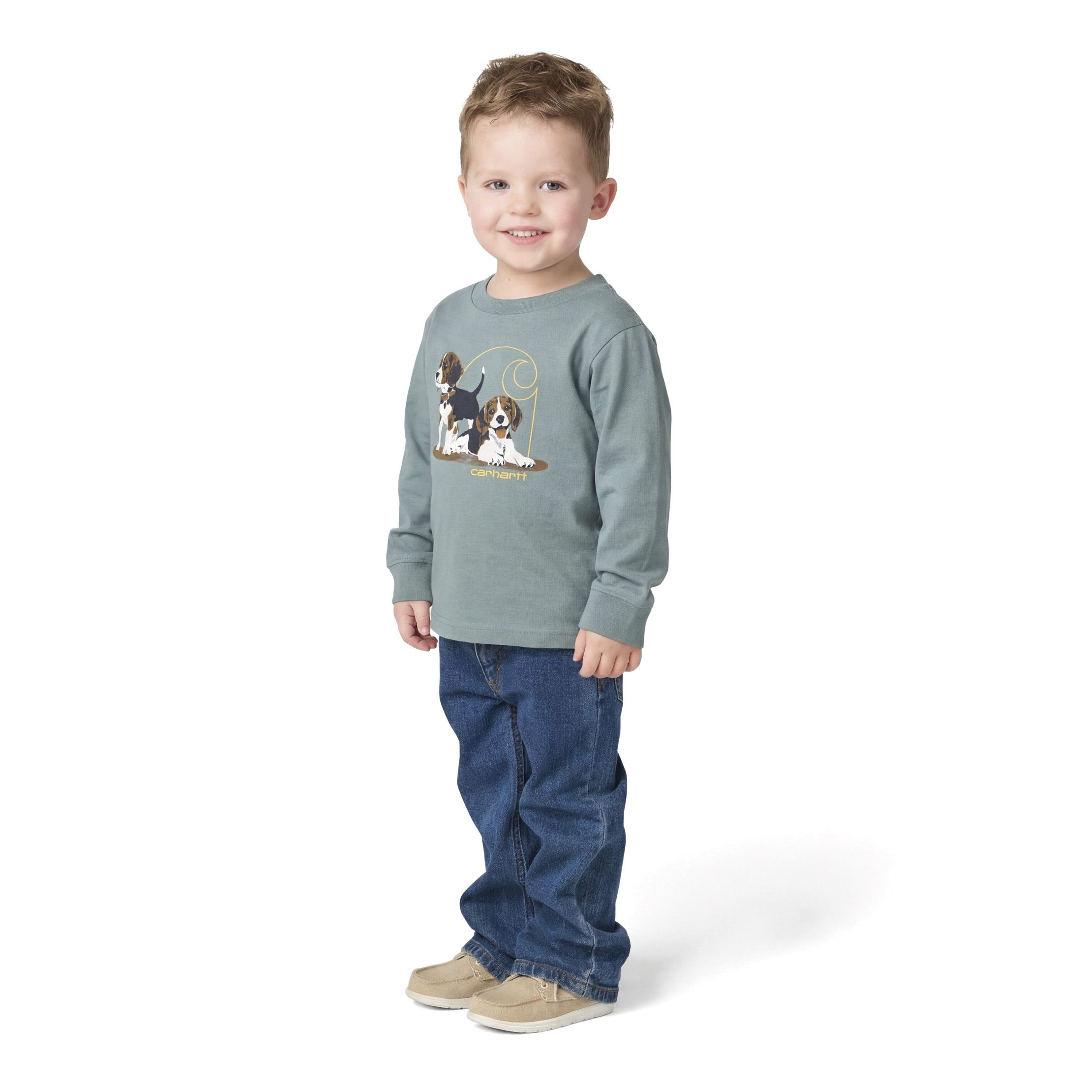 Carhartt Toddler Long Sleeve Puppy T-Shirt