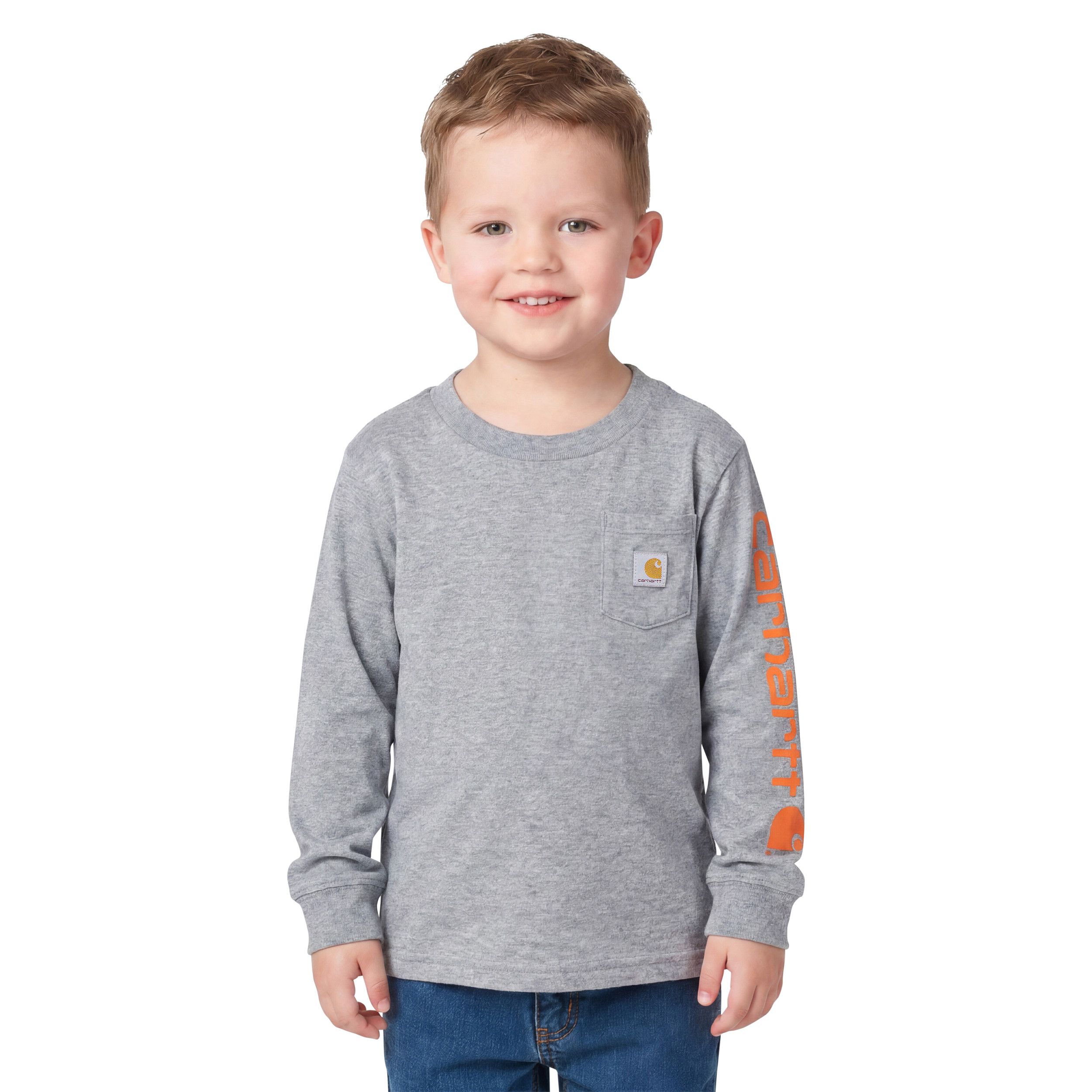 Carhartt Toddler Long Sleeve Pocket Logo T-Shirt