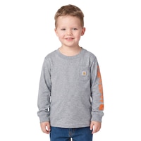 Carhartt Toddler Long Sleeve Pocket Logo T-Shirt
