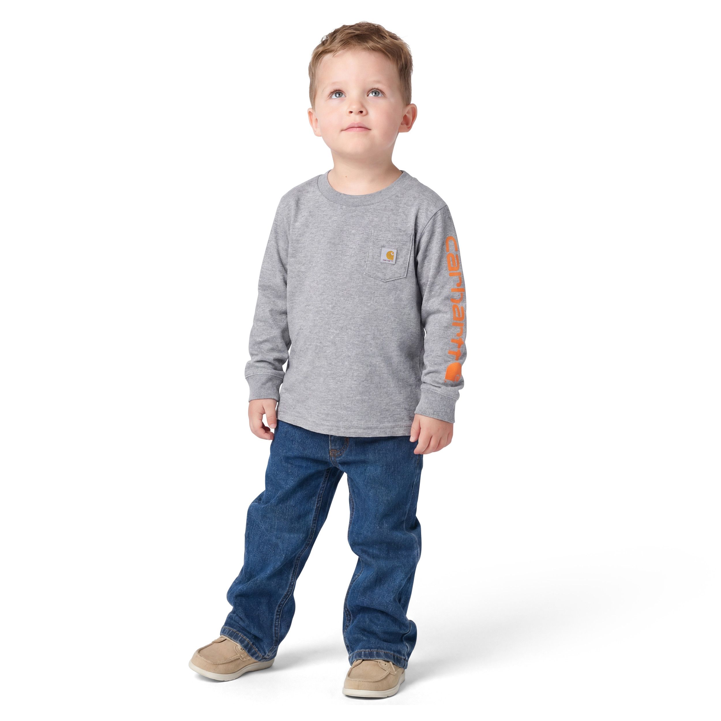Carhartt Toddler Long Sleeve Pocket Logo T-Shirt