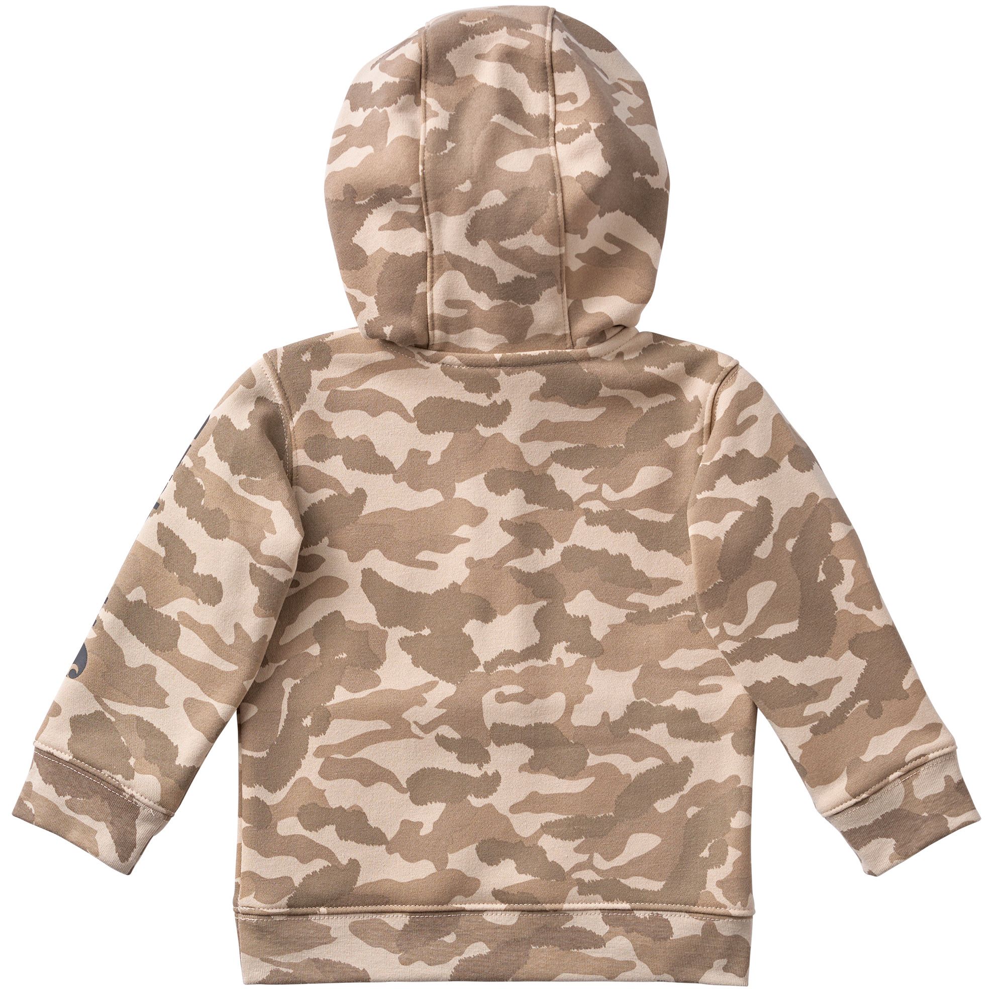 Chandail en molleton à manches longues avec motif camouflage et demi-glissière pour bébés, Carhartt