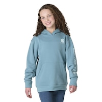 Chandail en molleton à manches longues avec logo pour jeunes, Carhartt