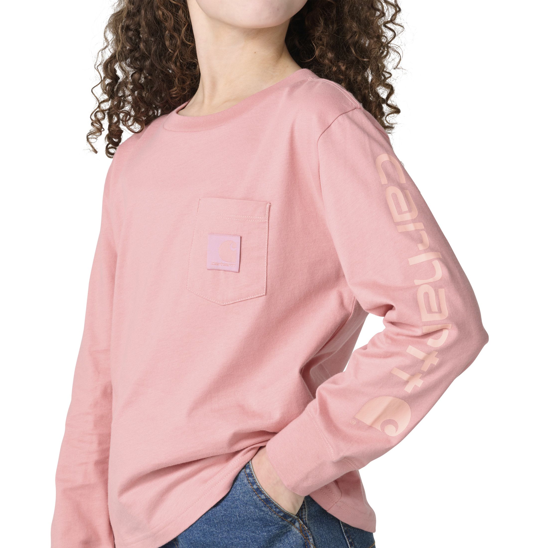 Carhartt Kids' Long Sleeve Tonal Patch Pocket T-Shirt