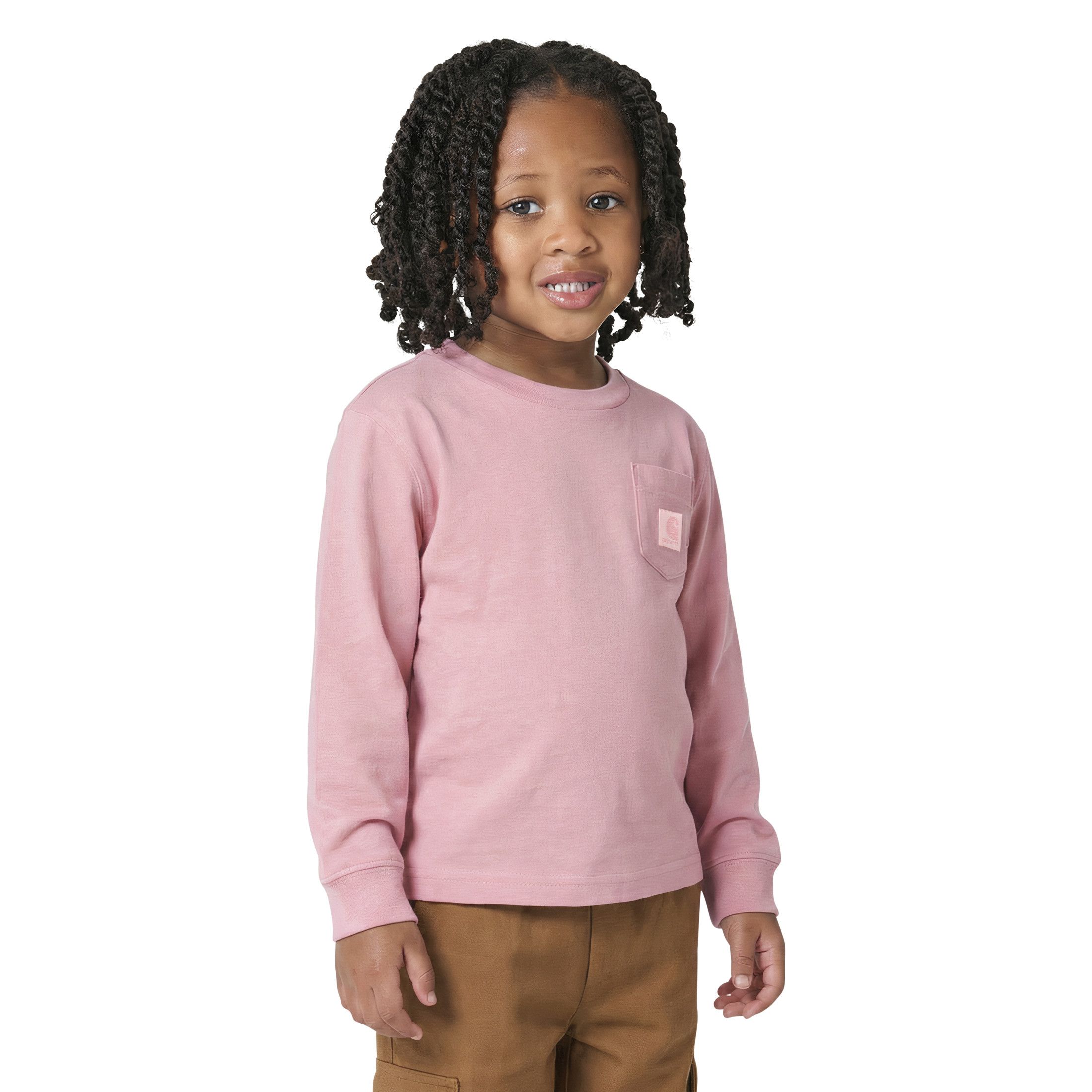 Carhartt Kids' Long Sleeve Tonal Patch Pocket T-Shirt