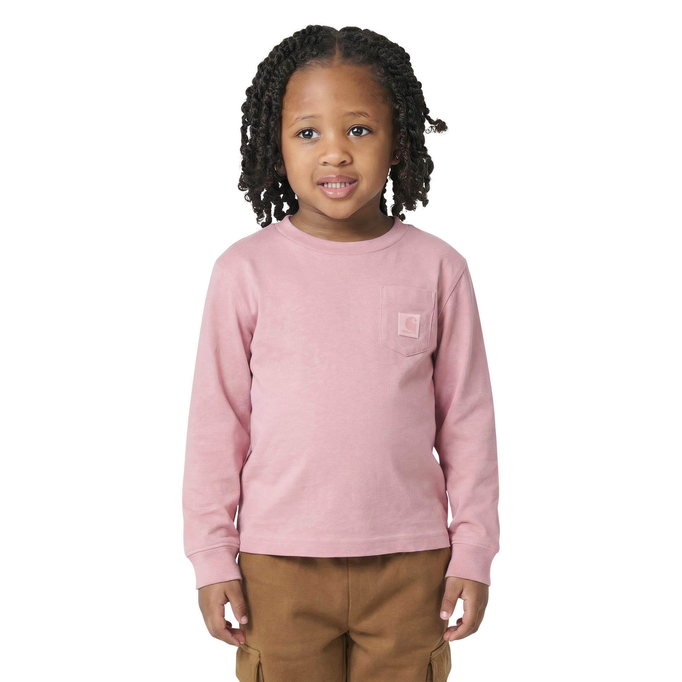 Carhartt Kids' Long Sleeve Tonal Patch Pocket T-Shirt