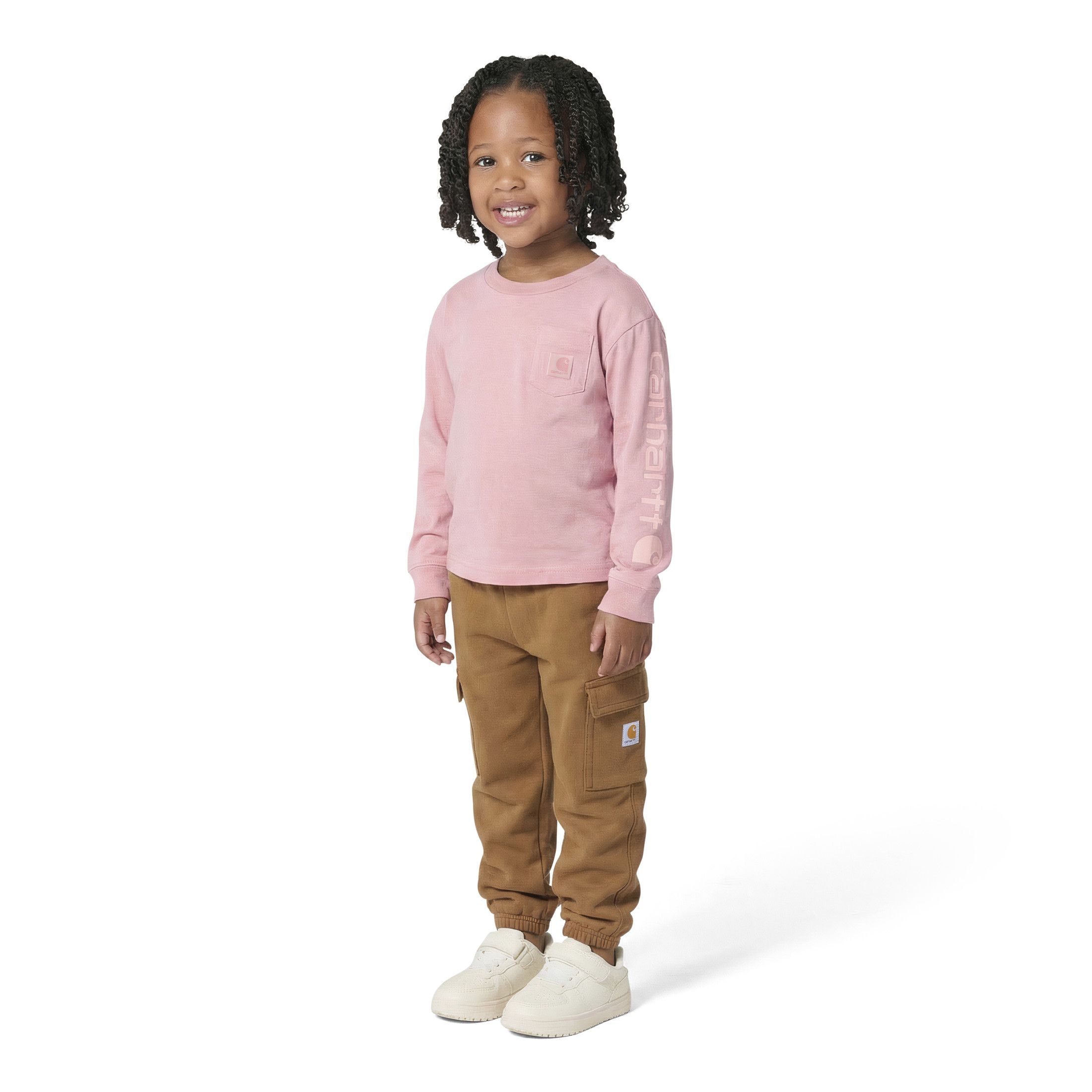 Carhartt Kids' Long Sleeve Tonal Patch Pocket T-Shirt