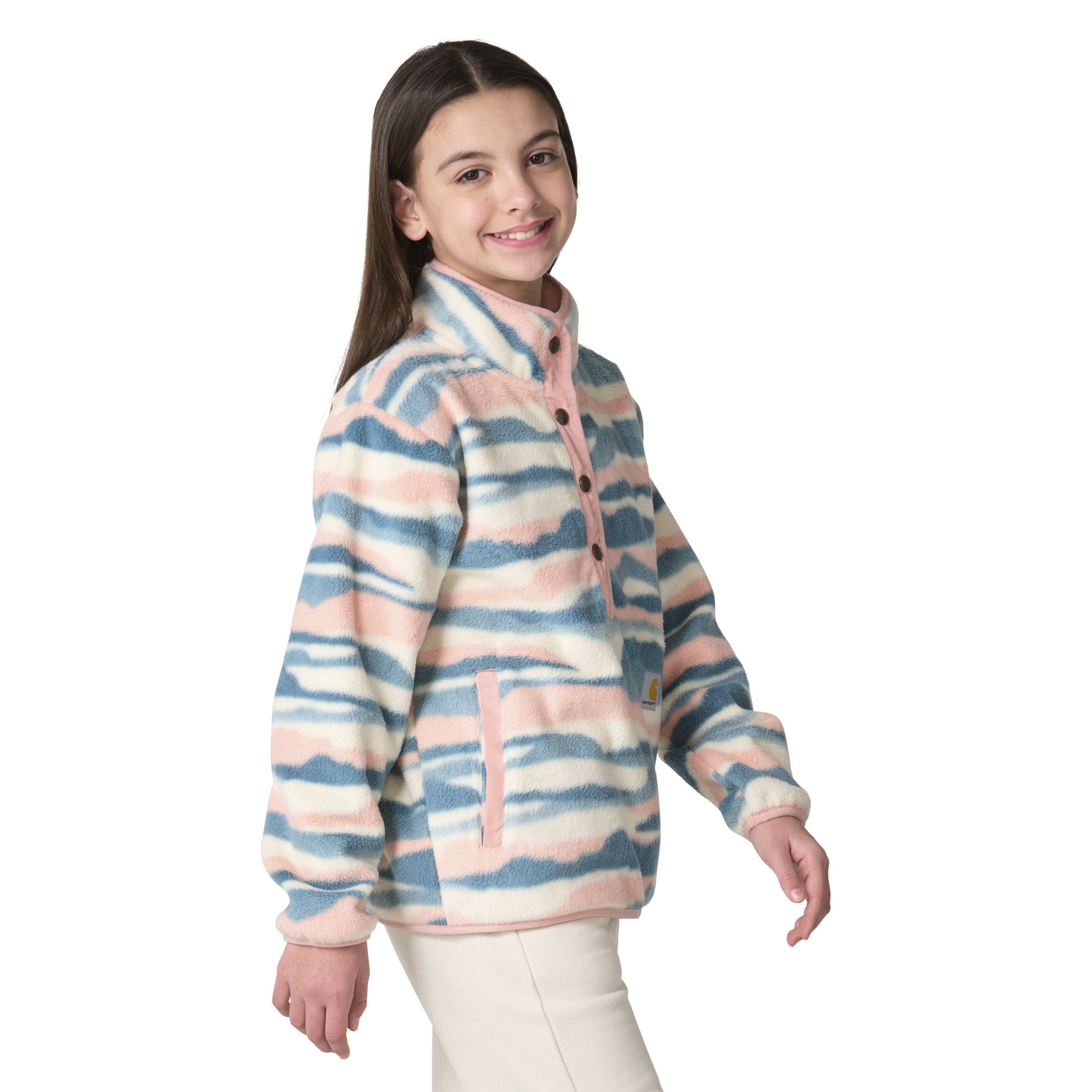Chandail en molleton à boutons-pression un quart pour enfants, Carhartt