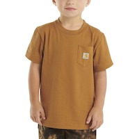 Carhartt Toddler Short Sleeve Pocket T-Shirt Front_Flat