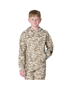 Chandail en molleton à manches longues avec motif camouflage pour enfants, Carhartt