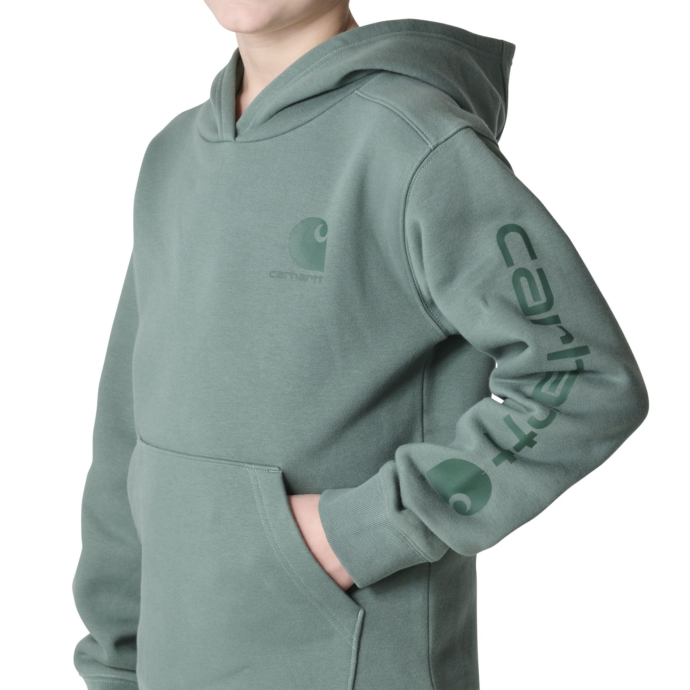Chandail en molleton graphique à manches longues pour enfants, Carhartt