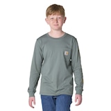 Carhartt Kids' Long Sleeve Pocket Logo T-Shirt