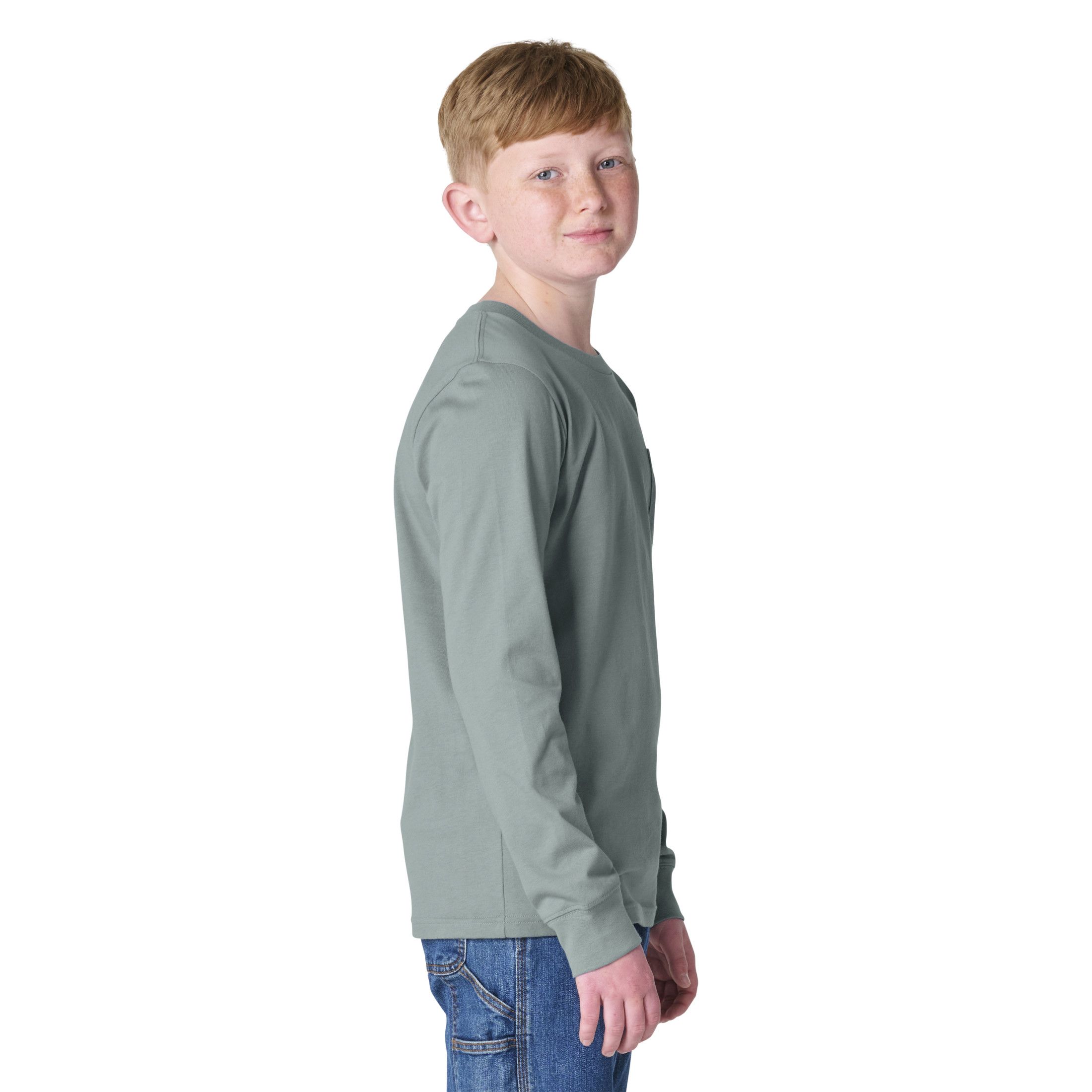 Carhartt Kids' Long Sleeve Pocket Logo T-Shirt