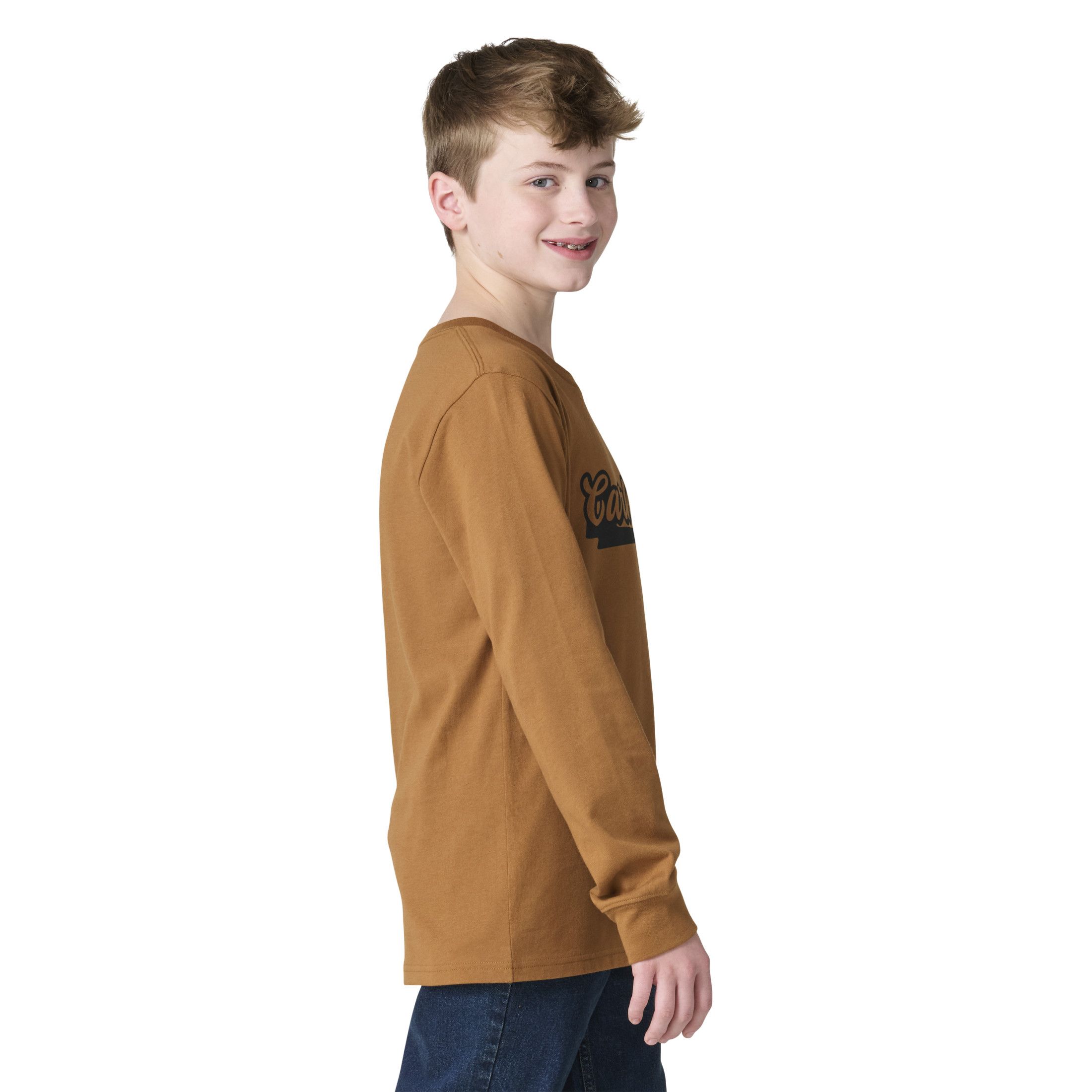 Carhartt Kids' Long Sleeve Logo T-Shirt