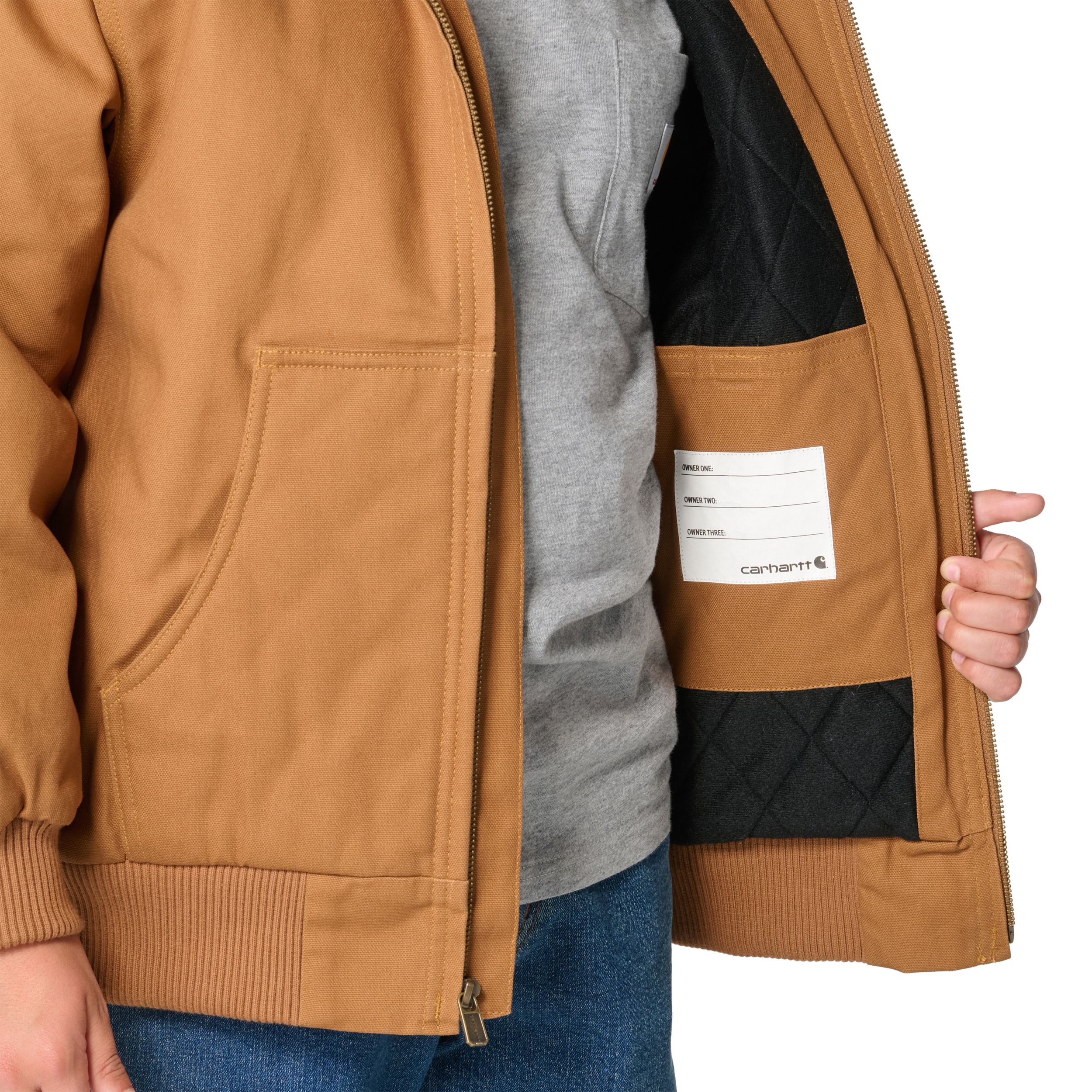 Carhartt Youth Canvas Insulated Hooded Active Jacket