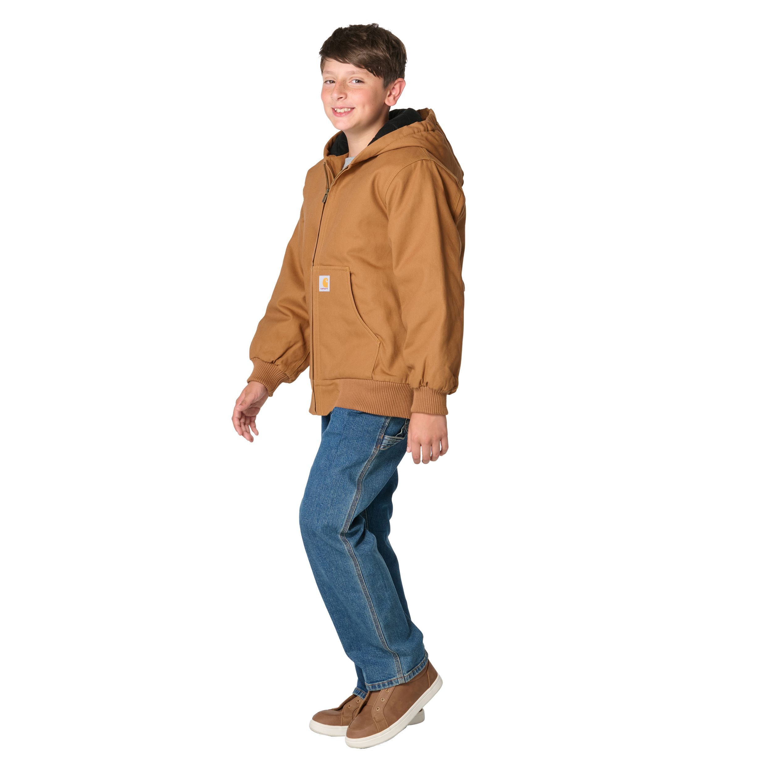 Carhartt Youth Canvas Insulated Hooded Active Jacket