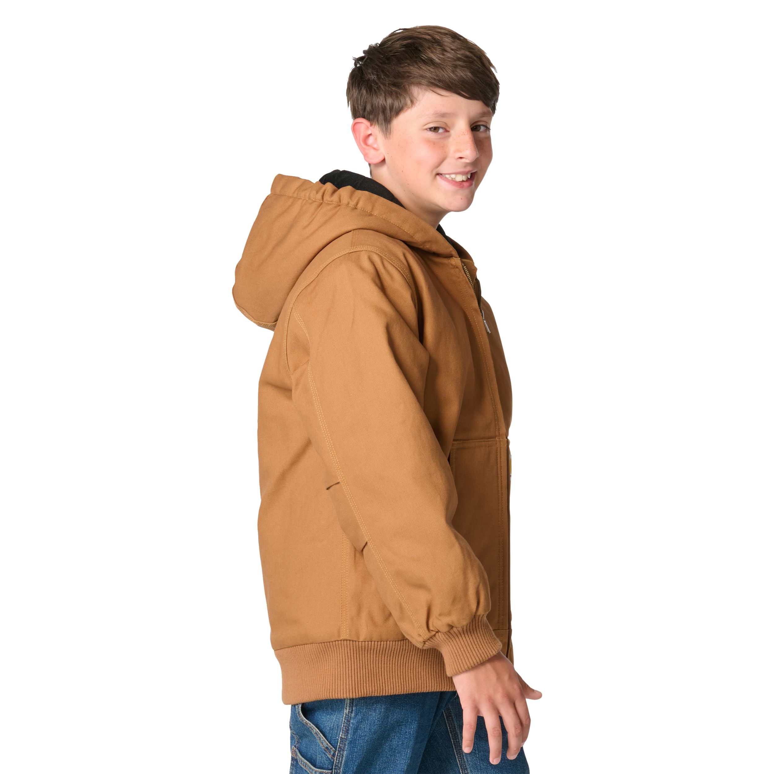 Carhartt Youth Canvas Insulated Hooded Active Jacket
