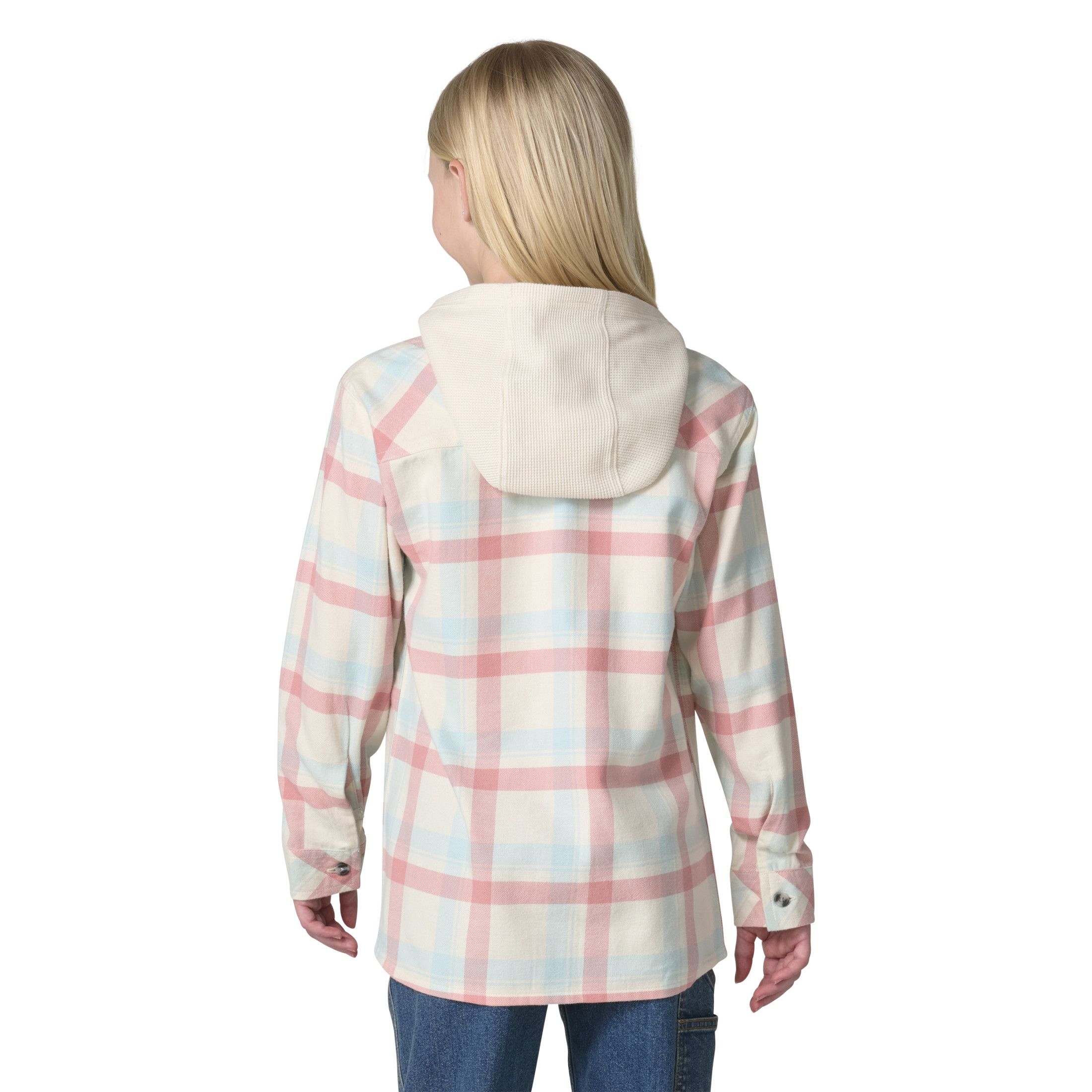 Carhartt Youth Long Sleeve Hooded Pocket Flannel Shirt