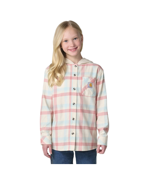 Carhartt Youth Long Sleeve Hooded Pocket Flannel Shirt