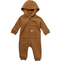 Combinaison à capuche en molleton avec glissière sur le devant pour bébés, Carhartt