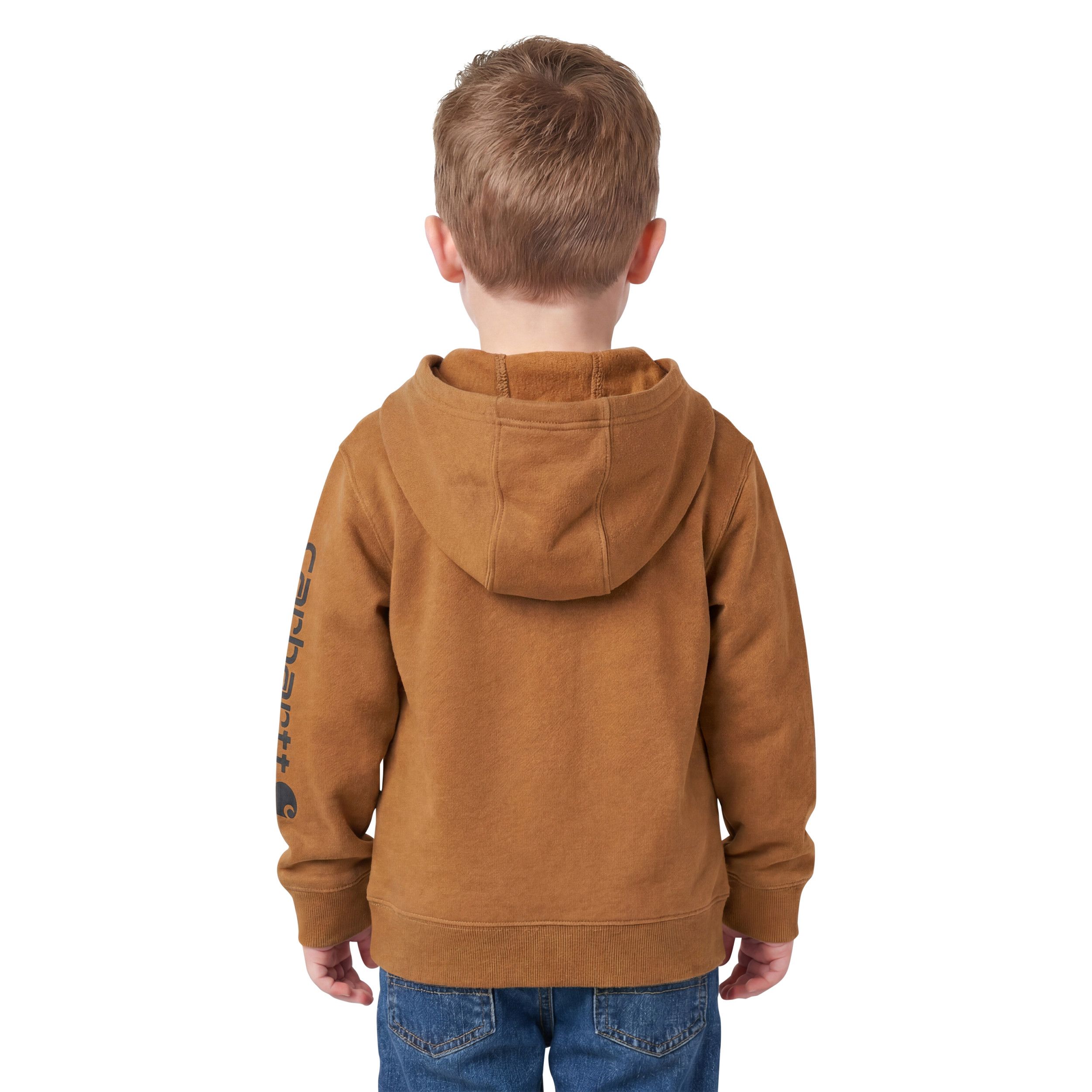 Chandail en molleton à manches longues avec demi-glissière pour bébés, Carhartt