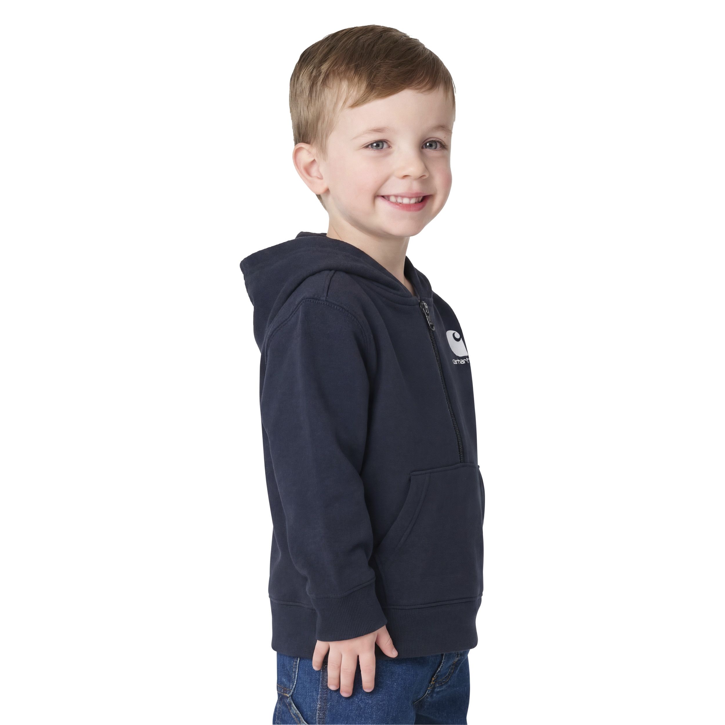 Chandail en molleton à manches longues avec demi-glissière pour tout-petits, Carhartt