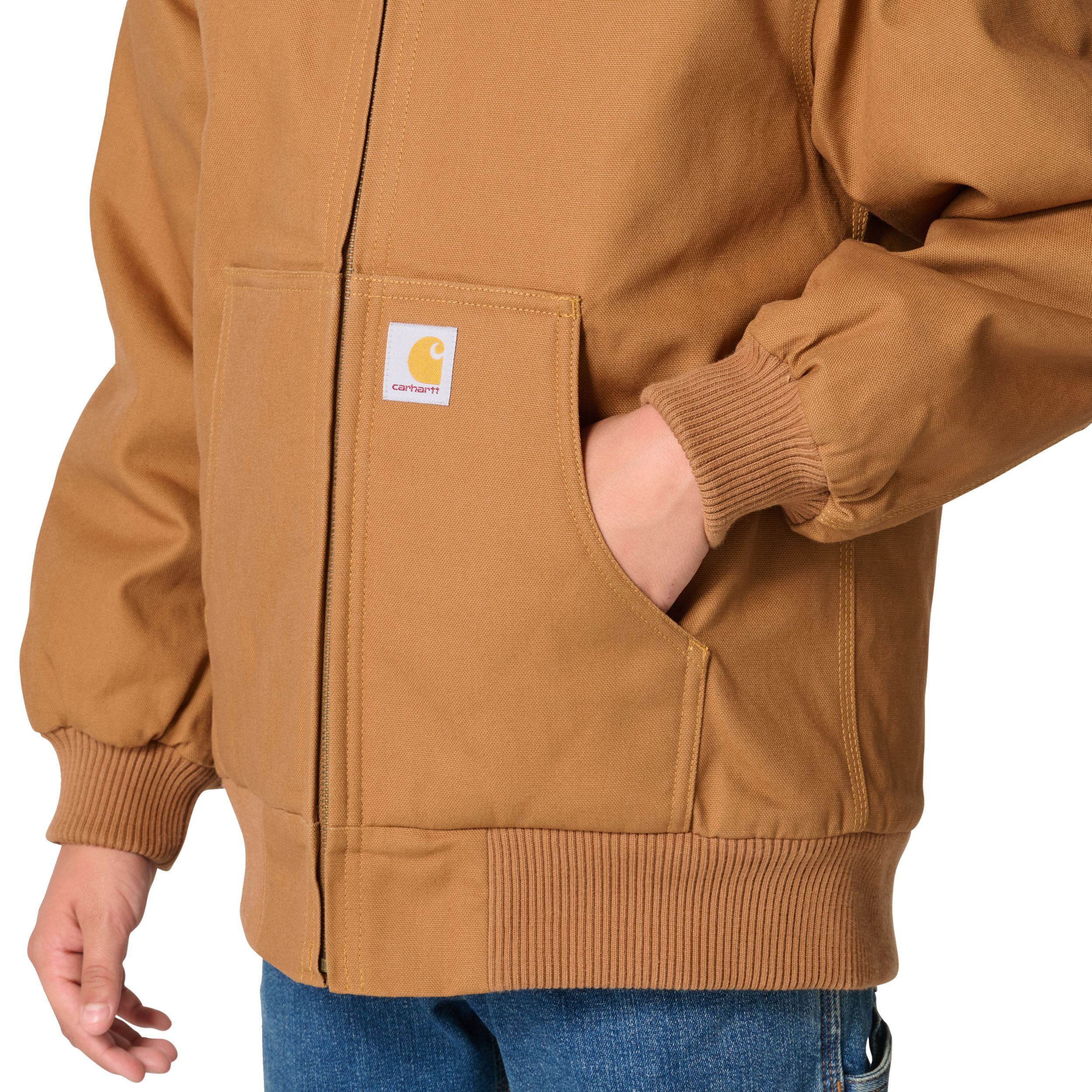 Carhartt Youth Canvas Insulated Hooded Active Jacket