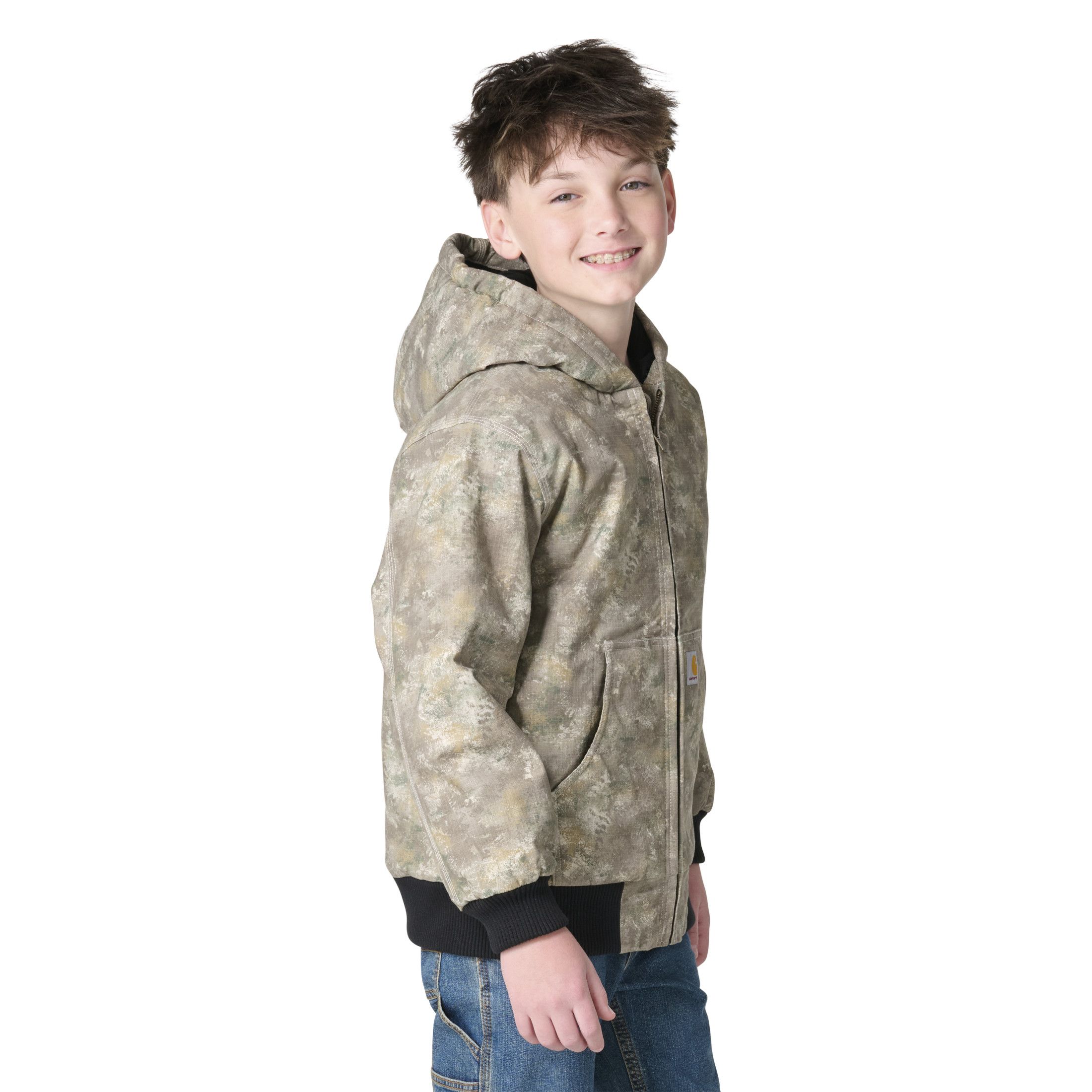 Carhartt Kids' Insulated Canvas Hooded Jacket