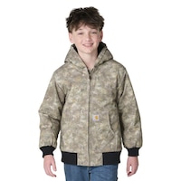 Carhartt Kids' Insulated Canvas Hooded Jacket