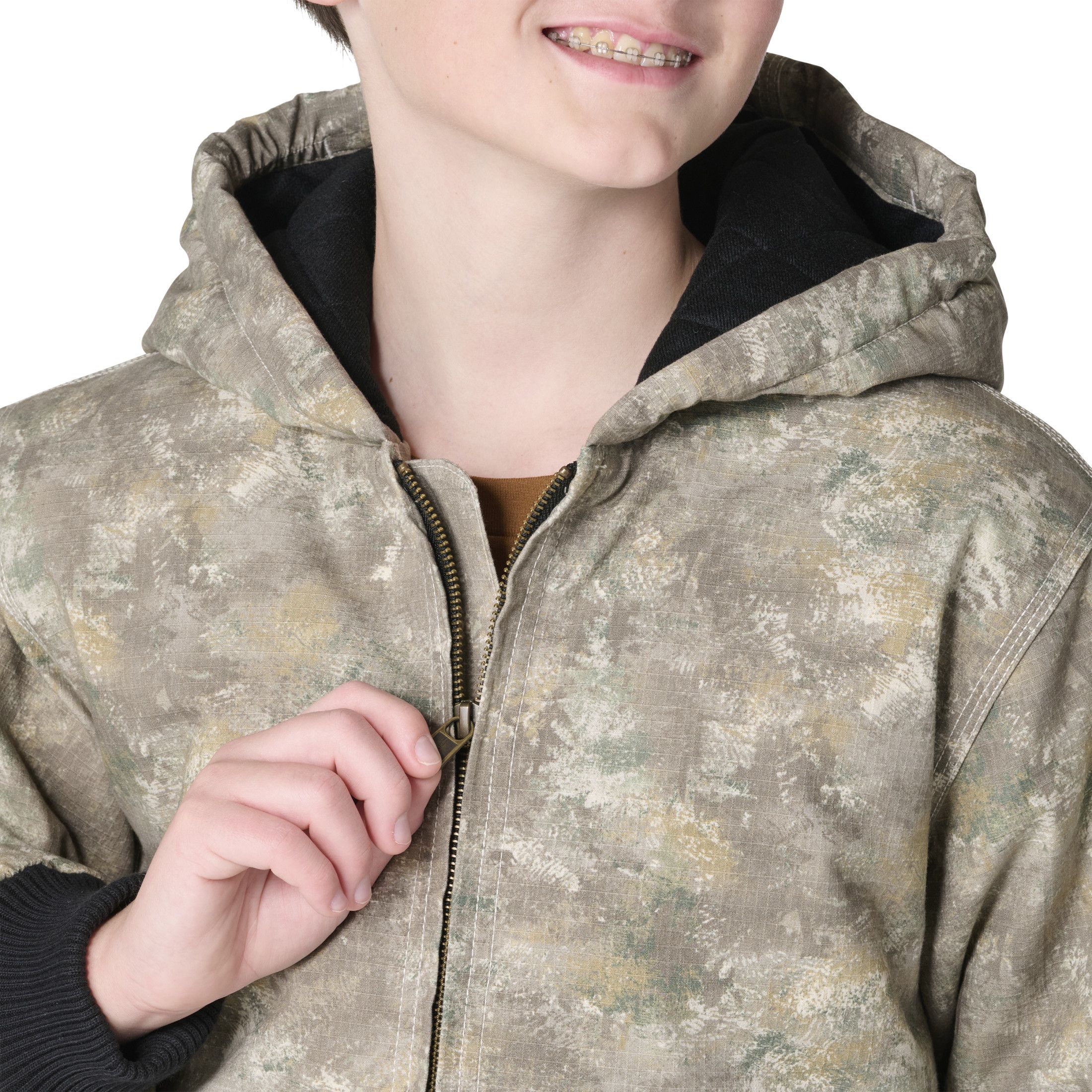 Carhartt Kids' Insulated Canvas Hooded Jacket