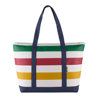 Sac-glacière isotherme à rayures La Baie d’Hudson, multicolore/bleu marine