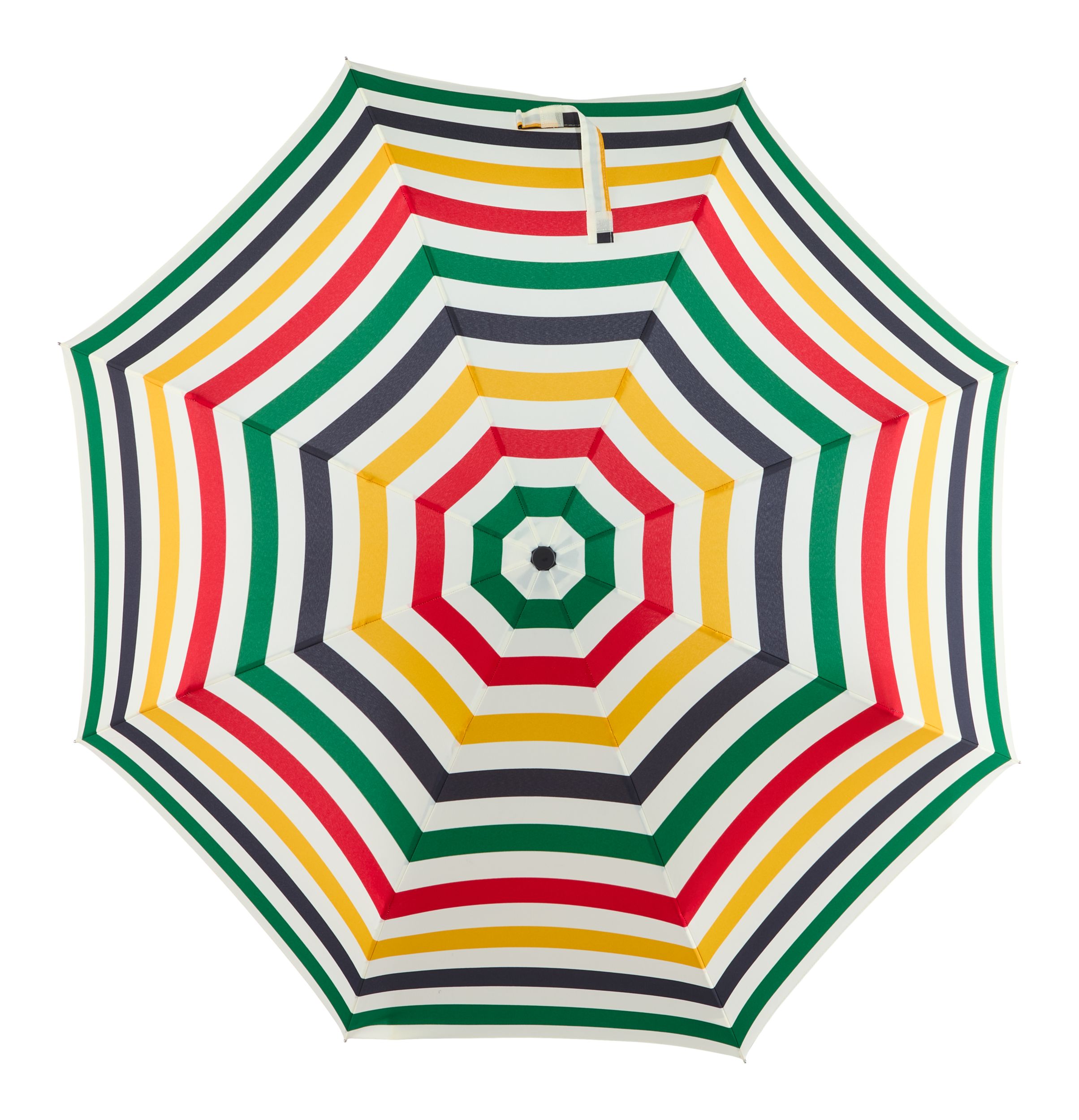 Hudson's Bay Stripes Umbrella, Multi-Coloured, 38-in Overhead_Flat