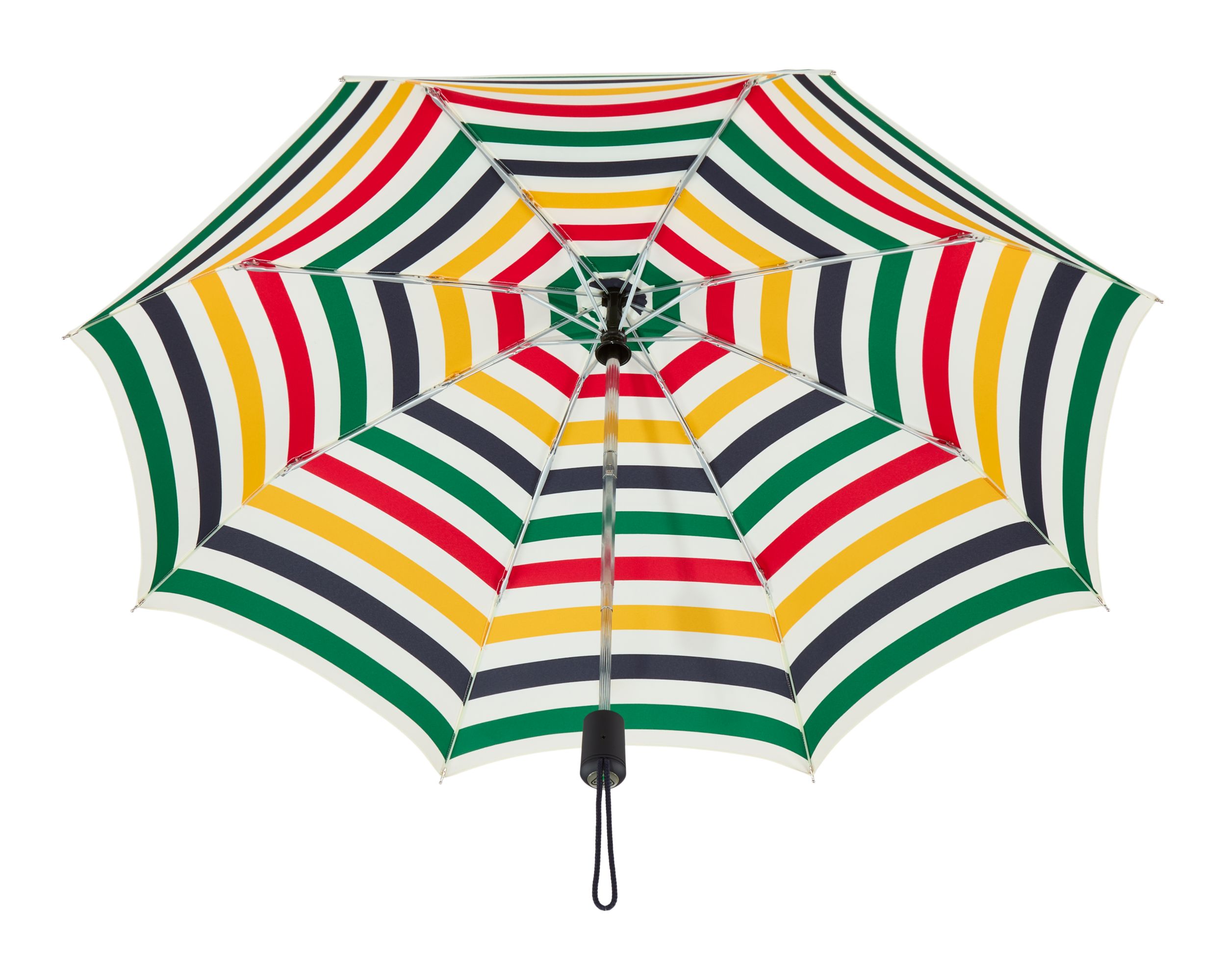Hudson's Bay Stripes Umbrella, Multi-Coloured, 38-in Bottom_Plunge