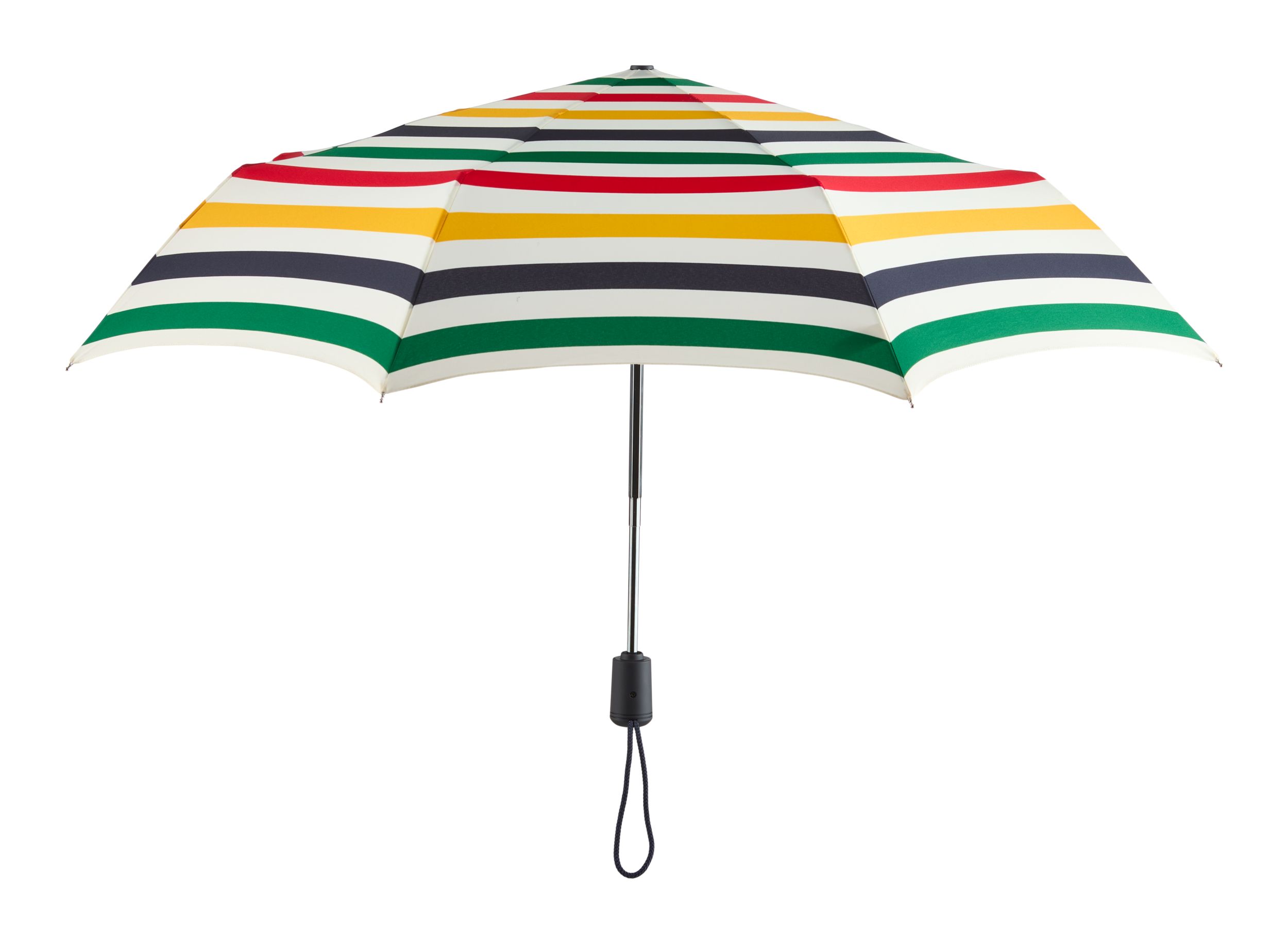 Hudson's Bay Stripes Umbrella, Multi-Coloured, 38-in Front_Flat