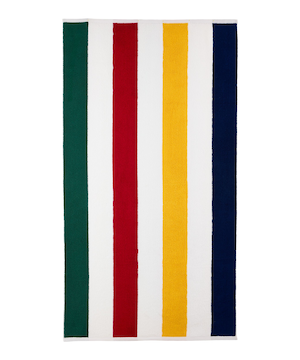 Hudson’s Bay Stripes Beach Towel, Cabana Vertical, Multi-Coloured​