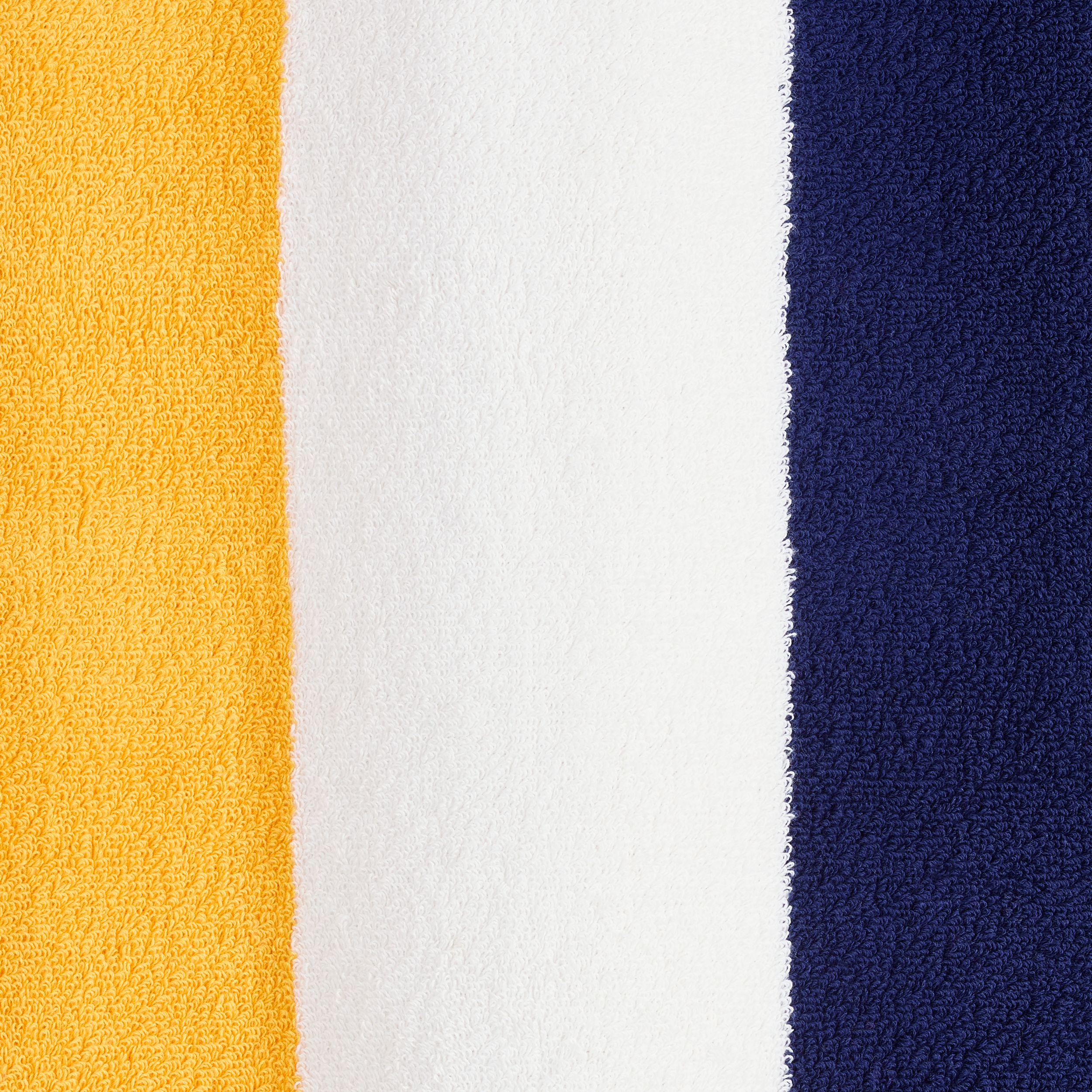 Serviette de plage La Baie d’Hudson, rayures Cabana verticales, multicolore