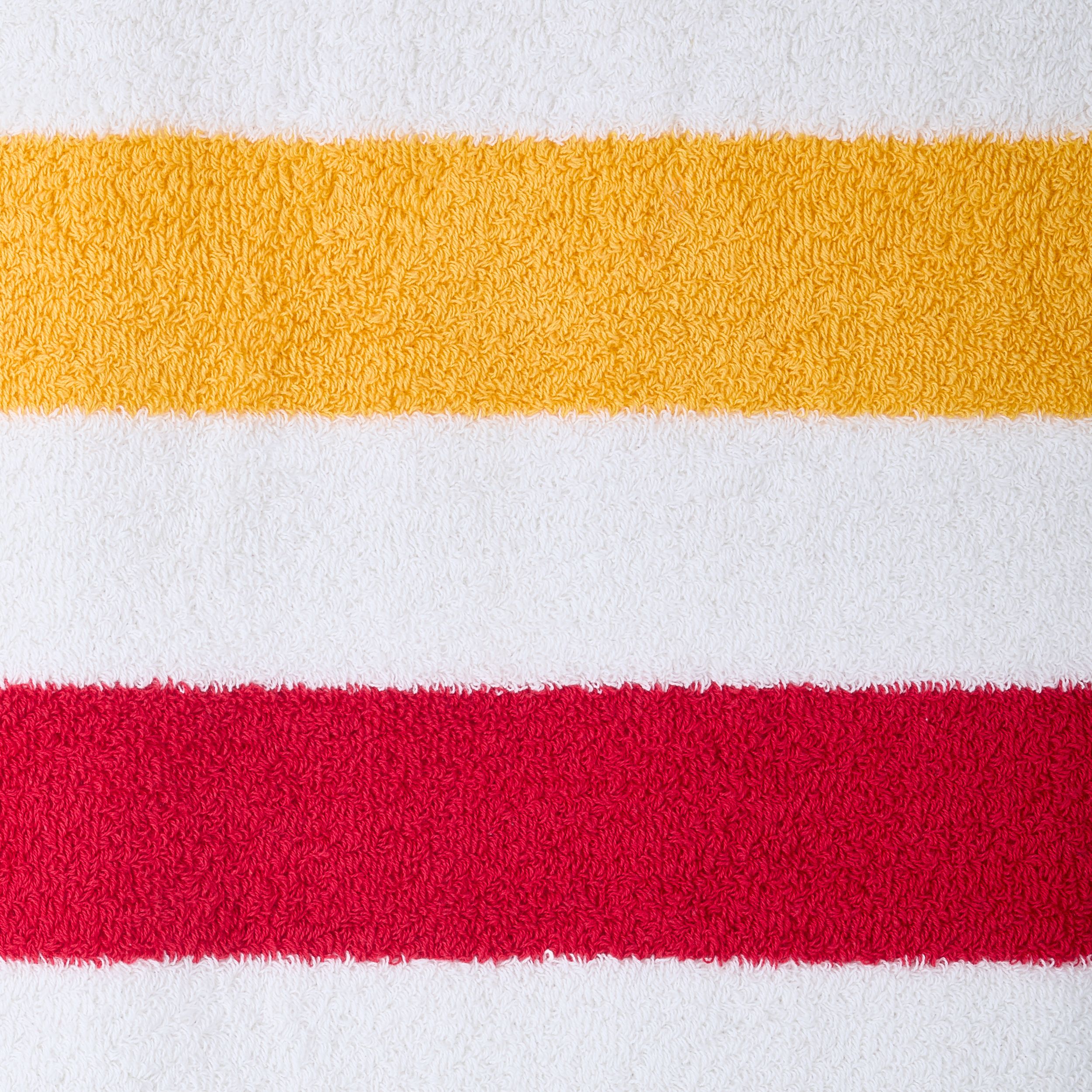 Serviette de plage La Baie d’Hudson, rayures classiques horizontales, multicolore​