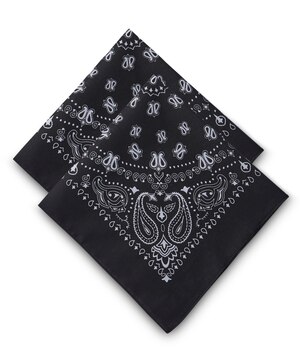 Bandanas unisexes en coton, paquet de 2, WindRiver