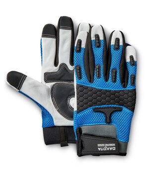Gants Dakota WorkPro Series en peau de chèvre avec filet