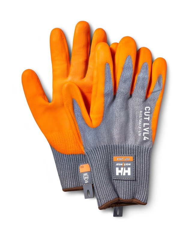 Helly Hansen Workwear Foam Nitrile Coated Cut A4 Gloves