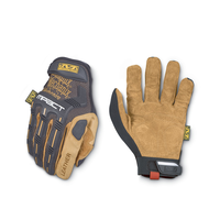 Mechanix Unisex 1 Pair Impact Pro Trekdry Durahide Leather Utility Gloves - Tan Black Composite_or_Mixed