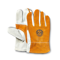 Gants de soudure en peau de vache pleine fleur pour hommes, Bob Dale Composite_or_Mixed