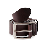 Dakota WorkPro Series Men's Leather Embossed Keeper Belt - Black