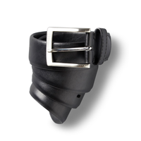 Ceinture de cuir extensible pour hommes, Denver Hayes Front_Flat