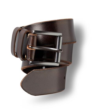Ceinture de cuir à bord biseauté, Denver Hayes
