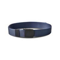 Ceinture Denver Hayes à chevrons avec boucle en plastique Front_Elevated