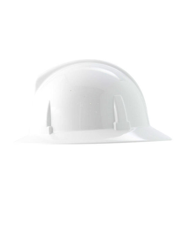 MSA Topgard MSA/ANSI Type 1 Hard Hat - White Side_Left